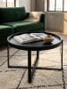 KADIMA DESIGN Couchtisch 60x60x35 cm Mango Massivholz / Metall Sofatisch