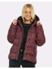 Threadbare Winterjacke THB Chrissy Printed Padded Coat in rot schwarz