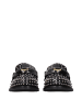 Miu Miu Schwarz Leder Slip-On Loafer