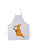 Mr. & Mrs. Panda Grillschürze Fuchs Gitarre ohne Spruch in Weiß