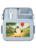 Mr. & Mrs. Panda Bentobox Pinguin Luftballon Design ohne Spruch in Blau Pastell