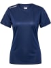 Hummel T-Shirt "Hmlrun Jersey S/S Woman" in Schwarz