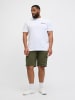 JACK & JONES PLUS Cargo Shorts in Olive Night