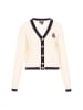 DreiMaster Women Cardigan in offwhite navy wine red