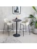 home24 Barstuhl Dowrie 2er-Set in Grau