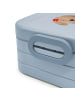 Mr. & Mrs. Panda MEPAL Bentobox Hund Dame Motiv mit Spruch in Blau Pastell