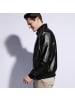 Wittchen Stylish eco leather jacket, man in Black