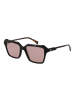 Ana Hickmann Damen Sonnenbrillen Quadrat Schwarz