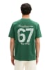 Marc O'Polo MOP Club '67  Football T-Shirt, Heavy Jersey, Oversize in Ivy Green