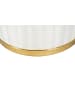 Kayoom Hocker Doric 120 in Elfenbein / Gold