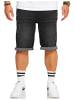 SOUL STAR Shorts - S2ALOJA Kurze Hose Jeans Bermuda Stretch Regular-Fit in Black_421