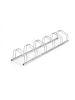 relaxdays Fahrradständer in Silber - (B)168 x (H)26 x (T)33,5 cm