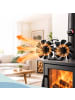 relaxdays Kaminventilator in Schwarz - (B)25 x (H)13,5 x (T)11 cm