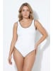 Ulla Popken Badeanzug in offwhite