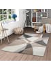 Pergamon Designer Teppich Maui Modern Retro in beige braun