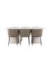 ebuy24 Essgruppe Narvik (7-teilig) Beige 100 x 200 cm