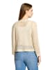 Betty Barclay Grobstrickjacke mit Lochmuster in beige
