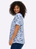 Sieh an! Shirt in hellblau-bleu-bedruckt
