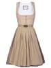 Edelnice Midi Dirndl Edith Champagner in creme