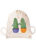 Mr. & Mrs. Panda Turnbeutel Kaktus Liebe ohne Spruch in Creme