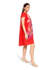 Betty Barclay Plisseekleid kurzarm in Red/Pink
