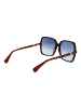 Max Mara Frauen Sonnenbrillen Quadratisch Blau