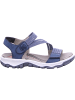 rieker Sandalen in royal/jeans-weiss