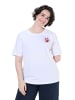 Ulla Popken Shirt in schneeweiß