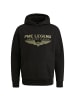 PME Legend Pullover HOODED LOGO CARRIER in Schwarz