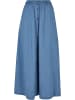 Urban Classics Urban Classics Damen Ladies Long Wide Light Denim Skirt in skyblue washed