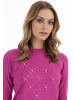 faina Strick Pullover in Pink