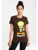 Logoshirt T-Shirt Looney Tunes – Tweety in braun