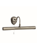 Licht-Erlebnisse Wandlampe (B)36 x (H)13 cm in Messing Antik