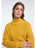 IZIA Damen Strick Pullover in Gelb