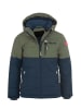 Trollkids Skijacke / Winterjacke "Hemsedal" in Moosgrün/Blau