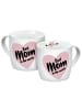 Geda Labels Tasse Best Mom in the world in Rosa - 300 ml