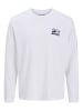 Jack & Jones Langarm-T-Shirt in Bright White