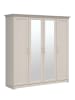 Feldmann-Wohnen Kleiderschrank Anga Kaschmir / Spiegel 209,5 / 61 / 216cm