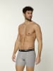 Nur Die  Langer Boxer Long Boxer Cotton Active in Grau