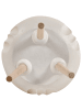 Beliani Outdoor Blumentopf ARPONE in Beige - (W) 36 x (H) 57 x (L) 36 cm