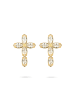 Tamaris Ohrstecker Cross in gold