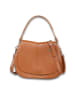 Florence Leder Umhängetasche Florence Tasche braun ca. 27cm