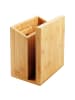 relaxdays Messerblock in Natur - (B)19 x (H)21,5 x (T)13 cm