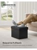 SONGMICS Hocker Minota in Schwarz - (B)41 x (H)31 x (T)31 cm