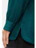 sheego Klassische Bluse in petrol