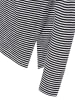 armedangels Langarmshirt in schwarz weiß