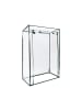 relaxdays Gewächshaus in Transparent - (B)100 x (H)150 x (T)50 cm