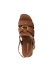 Les Tropéziennes par M Belarbi Penelope Sandalen mit Absatz aus Leder Braun