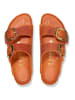 Birkenstock Sandale Big Buckle Oiled Leather in Orange