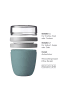 Mepal 2-tlg. Lunchpot mini + regular Ellipse in – in Vivid Blue